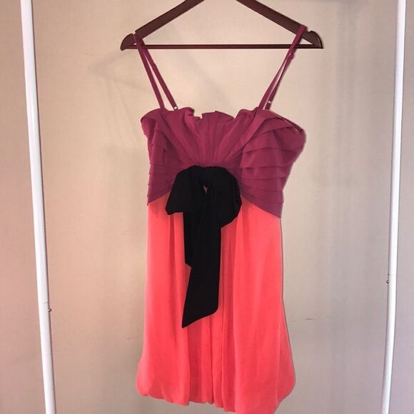 ark & co. chiffon party mini-dress - size Large - Picture 1 of 6